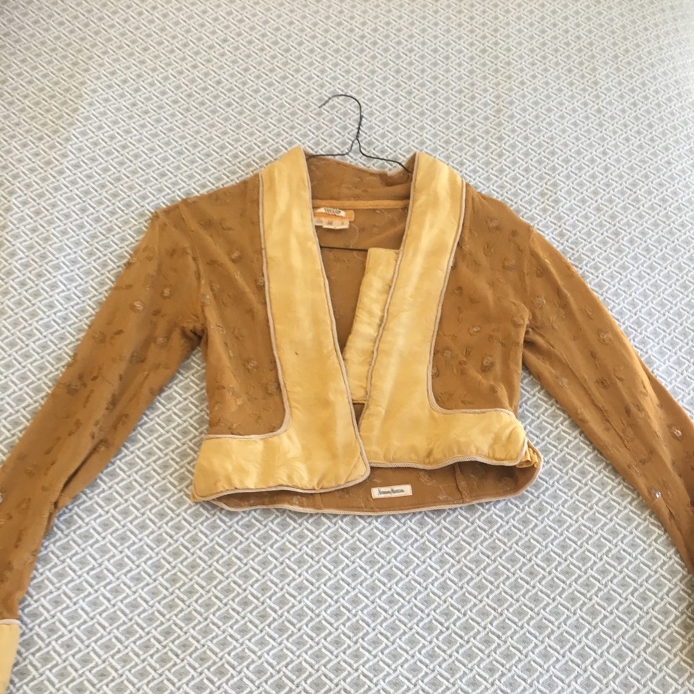 Invest in the Original Voyage gold cropped top